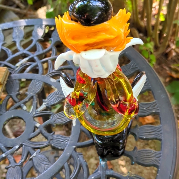 Rare HTF Vintage 💎 Murano, Italy 🤡 hand-blown VENETIAN GLASS CLOWN 🤡 pristine - Picture 8 of 13